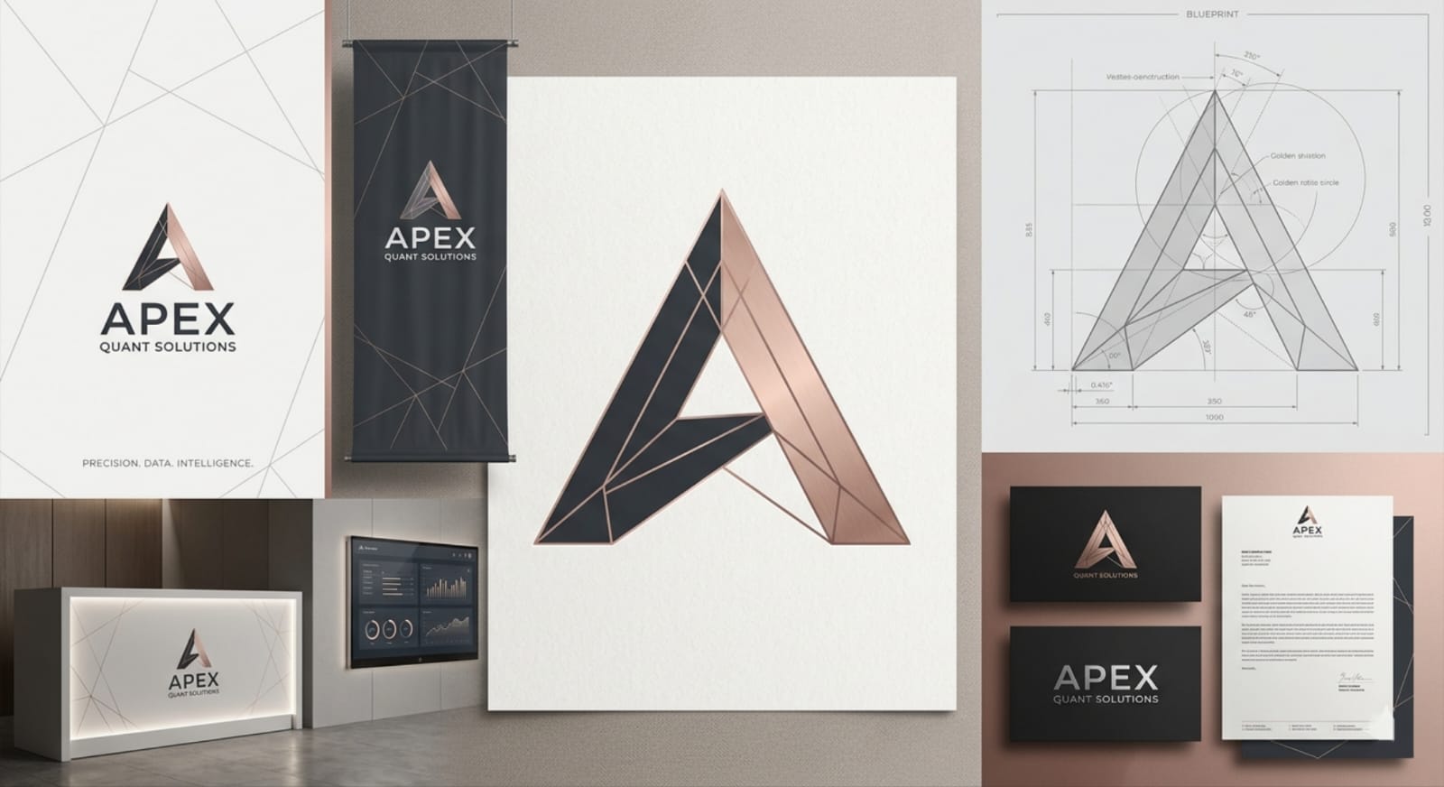 Minimalist Geometric Monogram